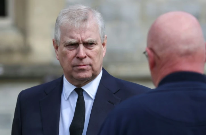 Le prince Andrew Ă Windsor (Royaume-Uni), le 11 avril 2021