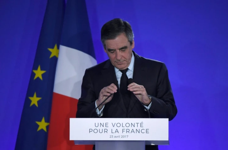 François Fillon, le 23 avril 2017 à Paris