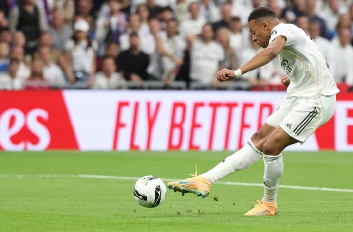 Kylian Mbappé, auteur du premier but du Real Madrid face au FC Barcelone, le 26 octobre 2025 au stade Bernabéu