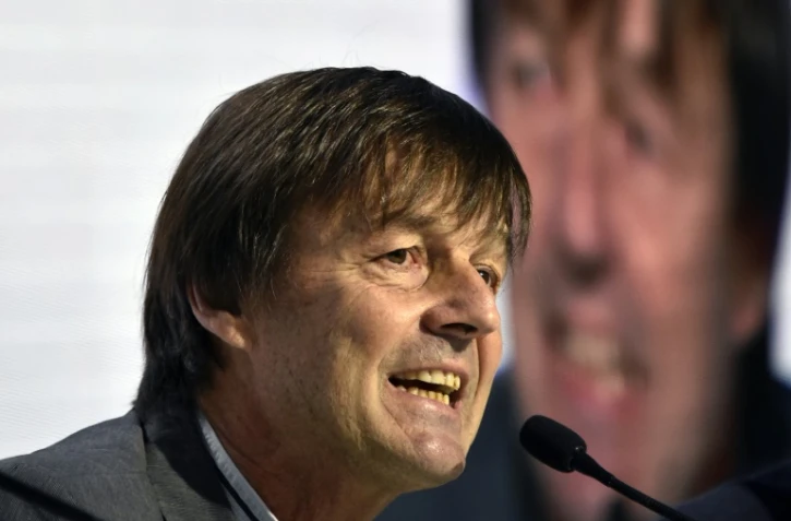Nicolas Hulot, ex-envoyé spécial de François Hollande pour la protection de la planète, le 11 décembre 2015 au Bourget près de Paris