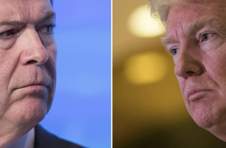 James Comey, le 8 septembre 2016 à Washington et Donald Trump, photographié le 13 janvier 2017 à New York