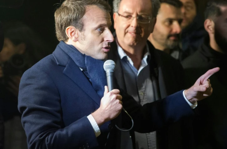 Emmanuel Macron le 16 janvier 2017 à Quimper