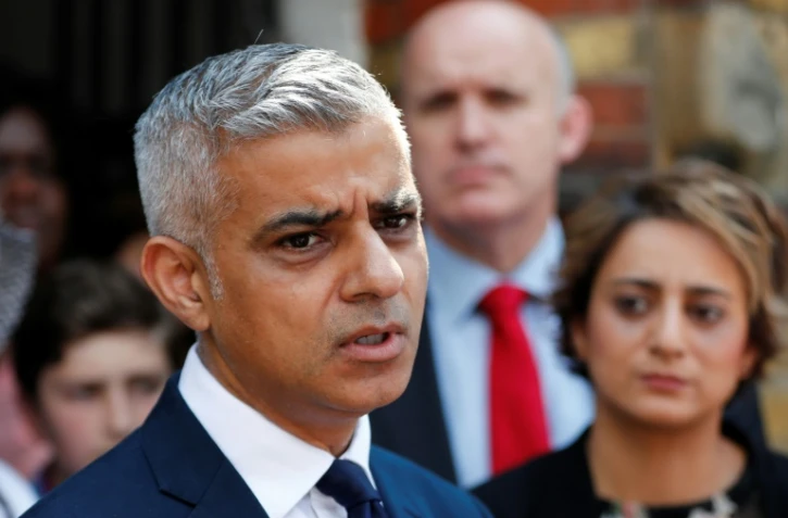 Le maire de Londres Sadiq Khan, le 18 juin 2017 dans la capitale britannique