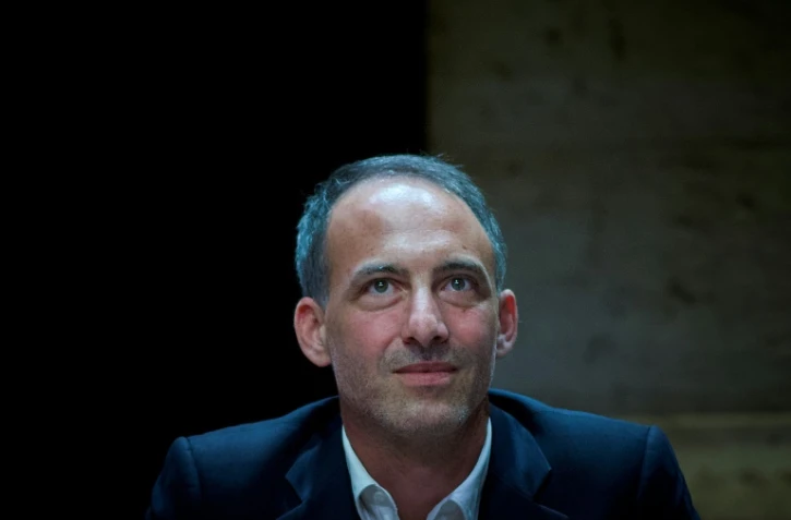 Le député européen et leader de Place publique Raphaël Glucksmann aux universités d'été du PS à Blois, le 29 août 2024