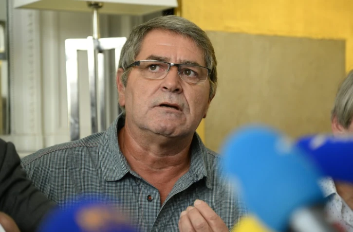 Pascal Fauret lors d'une conférence de presse le 27 octobre 2015 à Paris