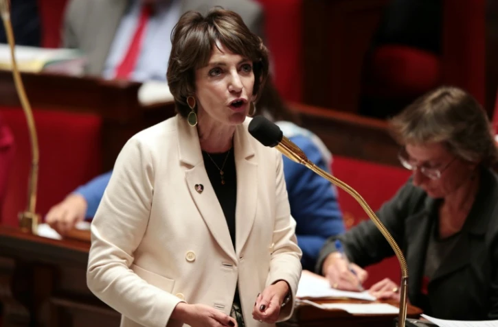 La ministre des Affaires sociales Marisol Touraine, le 13 octobre 2015, à l'Assemblée nationale, à Paris