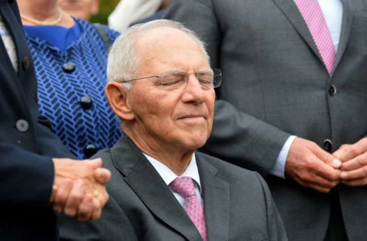 Le ministre allemand des Finances Wolfgang Schäuble à Offenburg en Allemagne, le 18 septembre 2017