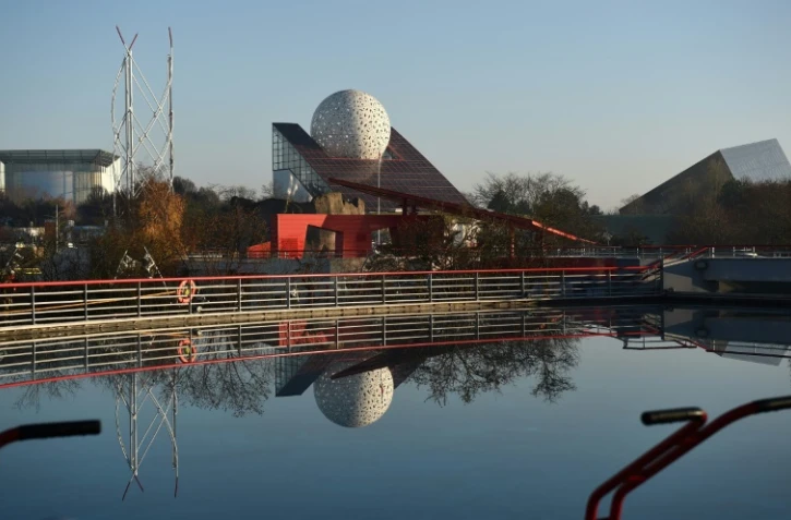 le Pavillon du Futuroscope au parc du Futuroscope, à Chasseneuil-du-Poitou, le 10 décembre 2016