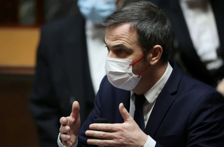 Le ministre de la Santé Olivier Véran à l'Assemblée nationale, le 22 février 2022 à Paris