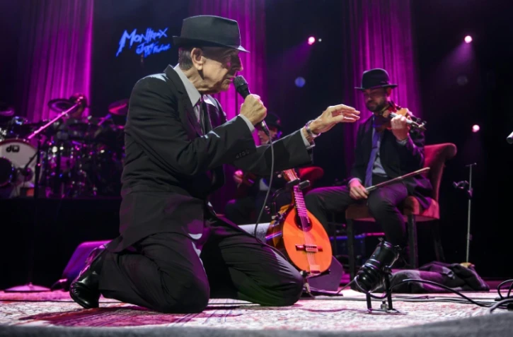 Leonard Cohen sur scène au festival de jazz de Montreux, le 5 juillet 2013