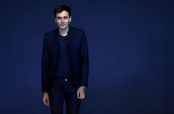 Le styliste français Hedi Slimane futur directeur de la création artistique et de l'image de le maison de luxe Céline, le 1er octobre 2012