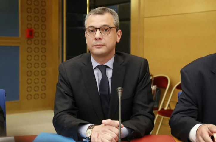 Le secrétaire général de l'Elysée Alexis Kohler devant la Commission des lois du Sénat le 26 juillet 2018 à Paris