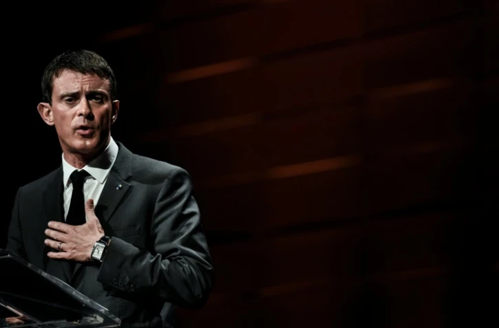 Le Premier ministre Manuel Valls, le 6 novembre 2015 Ă Lyon