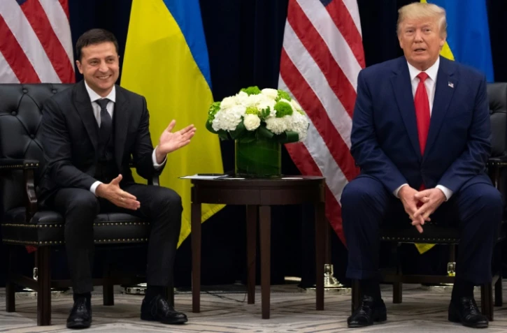 Le président américain Donald Trump et son homologue ukrainien Vladimir Zelensky, à New-York, le 25 septembre 2019