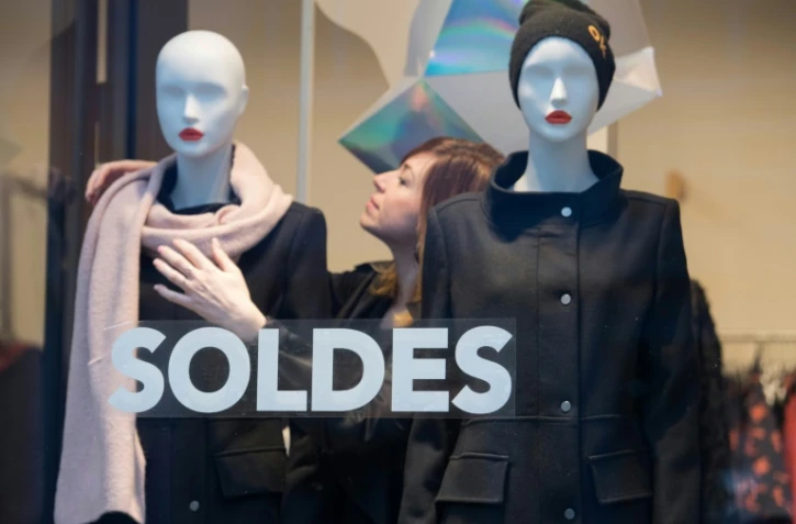 Les soldes à Brest, dans le Finistère, le 10 janvier 2020.