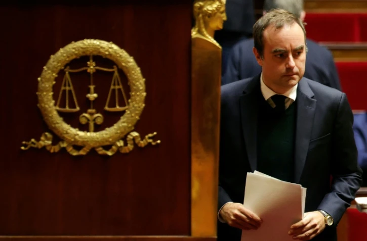 Le Premier ministre Sébastien Lecornu à l'Assemblée nationale le 24 octobre 2025 à Paris