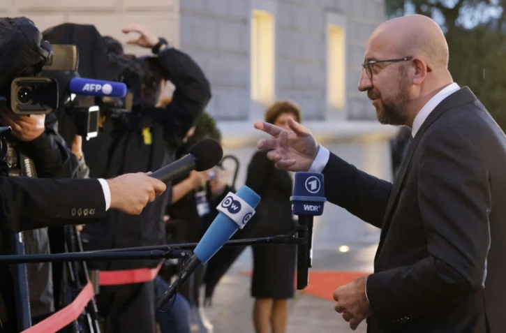 Le président du Conseil européen, Charles Michel, au sommet informel de l'UE à Brdo, en Slovénie, en 5 octobre 2021