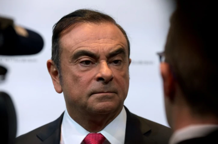 Le patron de Renault-Nissan, Carlos Ghosn, à Paris le 15 septembre 2017, à l'occasion de la présentation du plan stratégique du groupe
