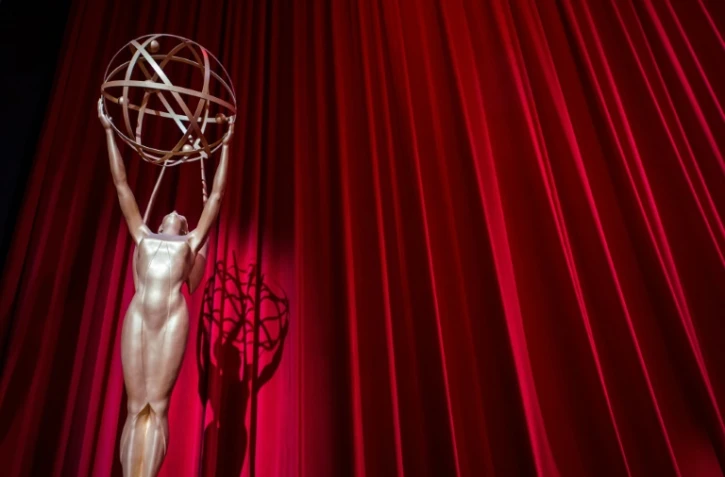 La statuette des Emmy Awards, le jour de l'annonce des nominations pour sa 70e édition, le 12 juillet 2018 à Hollywood