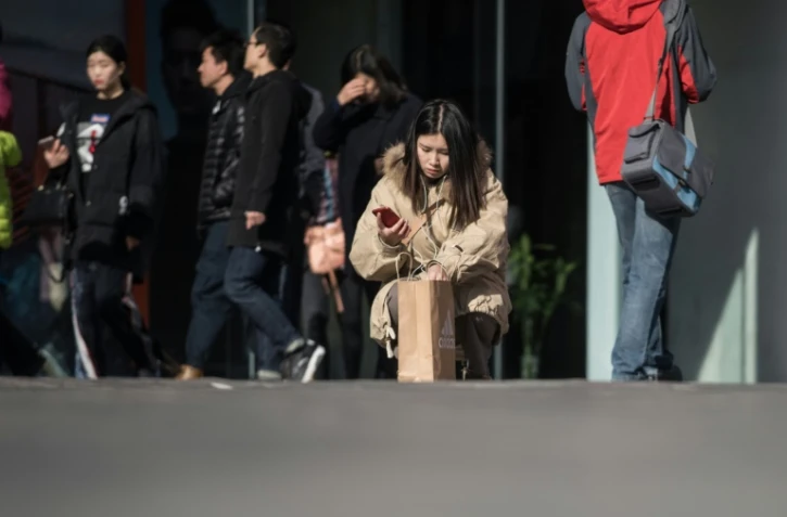 Journée de shopping à Pekin le 11 novembre 2017 pour le "Jour des célibataires"