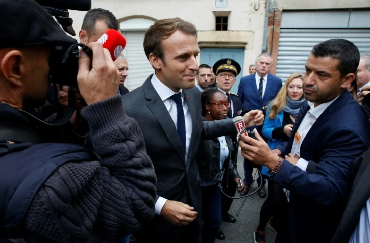 Le président de la République Emmanuel Macron le 11 septembre 2017 à Toulouse