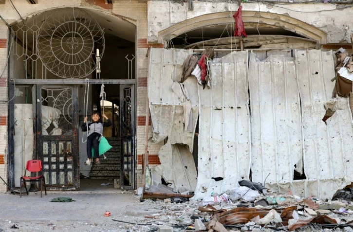 Un enfant palestinien le 3 mai 2024 à Gaza