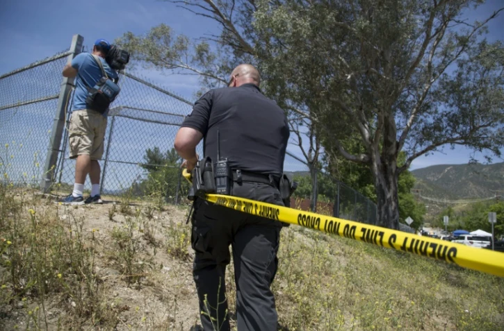Officier de police à San Bernardino, Californie, le 10 avril 2017