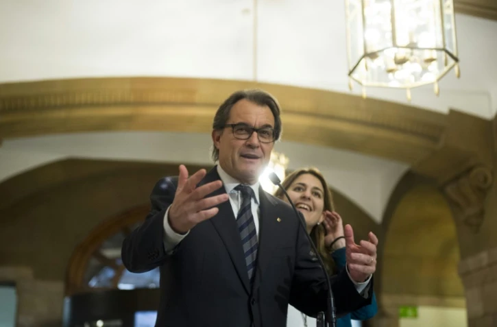 Artur Mas le 24 décembre 23016 à Barcelone