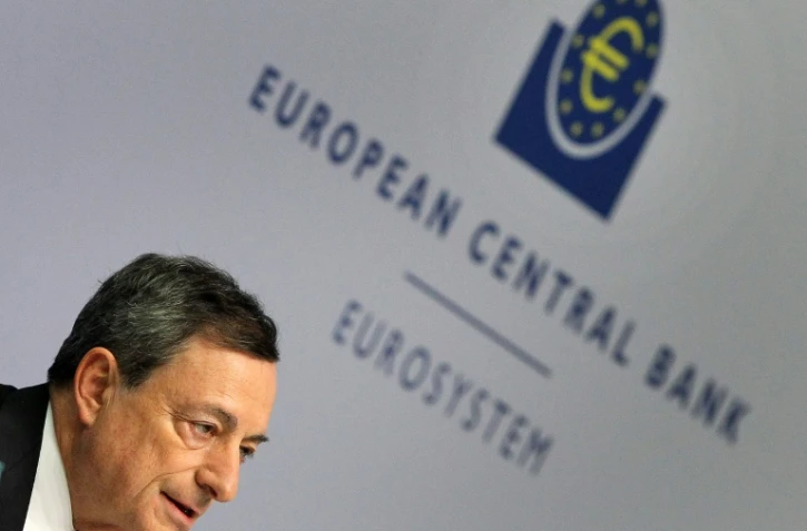 Le président de la Banque centrale européenne, Mario Draghi, le 21 janvier 2016 à Francfort, en Allemagne