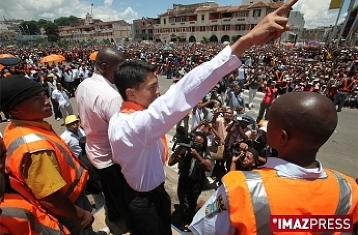 Les partisans d'Andry Rajoelina décidés à faire tomber le président Marc Ravalomanana