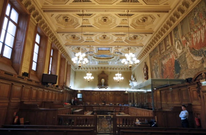 Une salle d'audience de la cour d'assises de Paris le 27 novembre 2012