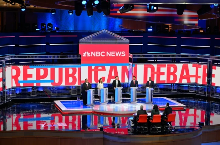 Le troisième débat républicain pour la présidentielle américaine, à Miami, le 8 novembre 2023