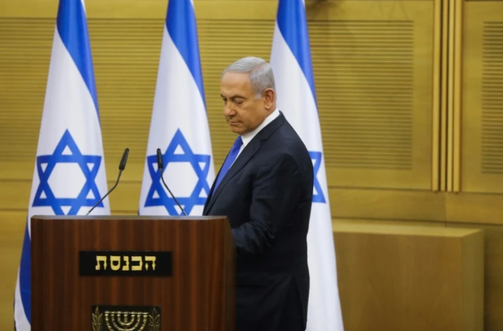 Le Premier ministre israélien Benjamin Netanyahu, au Parlement (Knesset), à Jérusalem le 27 mai 2019