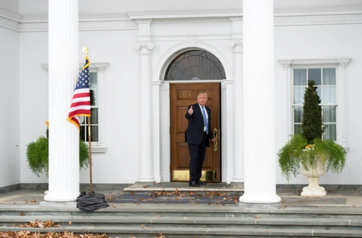 Le président élu américain Donald Trump à Bedminster, aux Etats-Unis, le 20 novembre 2016