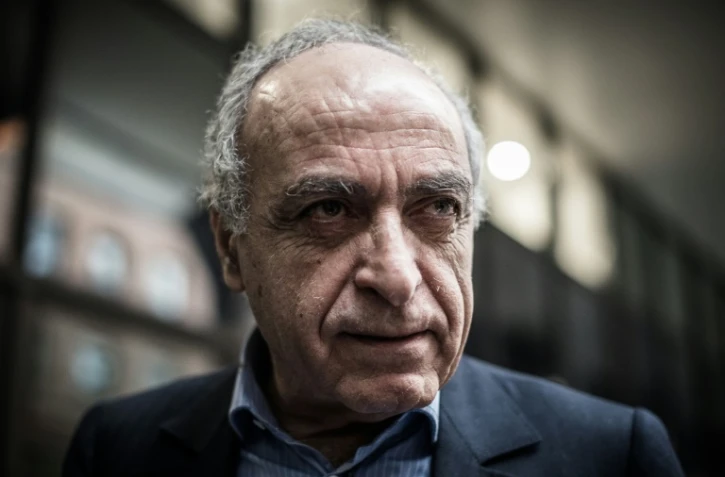 L'homme d'affaires franco-libanais Ziad Takieddine arrive dans les locaux de l'office anticorruption de la police judiciaire (Oclciff) à Nanterre, près de Paris, le 17 novembre 2016