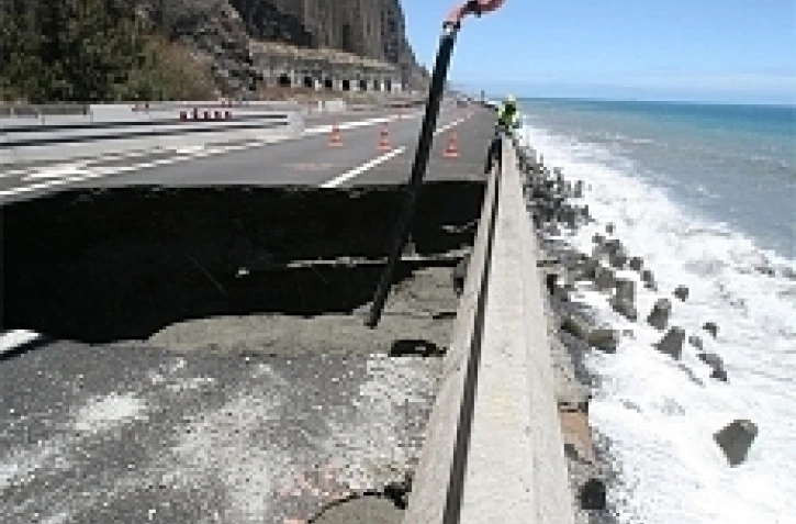 Travaux route du littoral