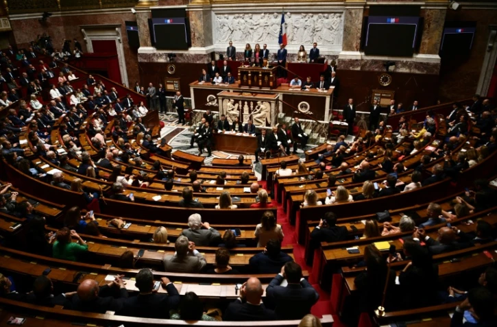 L'hémycicle de l'Assemblée nationale, le 28 juin 2022 à Paris