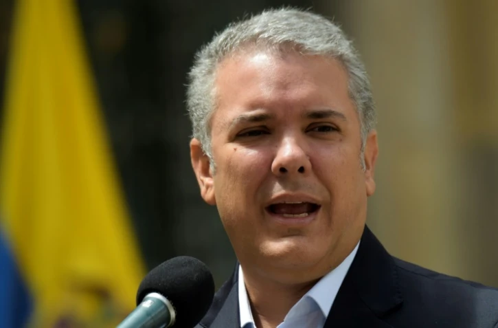 Le président colombien Iván Duque, le 26 août 2018, à Medellin en Colombie
