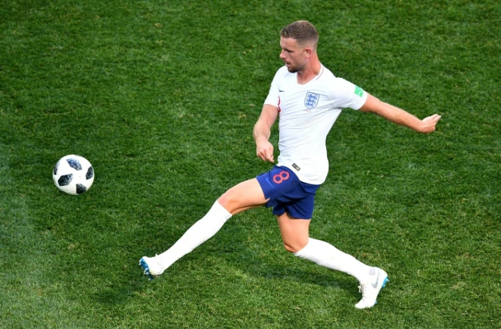 Le milieu défensif anglais Jordan Henderson face au Panama, dans le groupe G du Mondial à Nijni Novgorod, le 24 juin 2018
