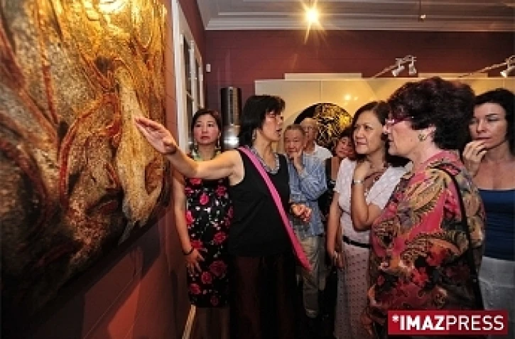 La laque chinoise à découvrir à la Villa de la Région jusqu'au 20 mars (photo : Région Réunion)