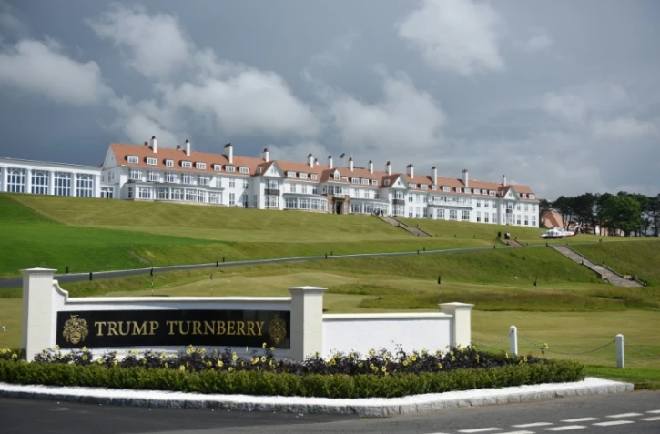 Le luxueux complexe sportif et hôtelier de Turnberry, propriété de Donald Trump, le 24 juin 2016 au sud-ouest de l?Écosse