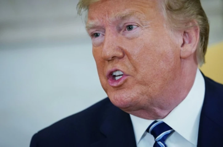 Le président américain Donald Trump à la Maison Blanche le 20 juin 2019. Il a expliqué le 21 juin avoir annulé au dernier moment des frappes prévues la veille car elles auraient fait de nombreuses victimes