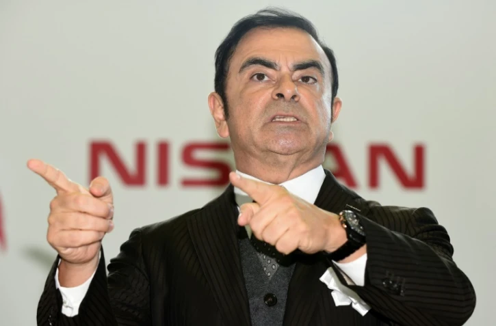 Le PDG de Nissan et Renault, Carlos Ghosn à Fukushima au Japon, le 5 avril 2016