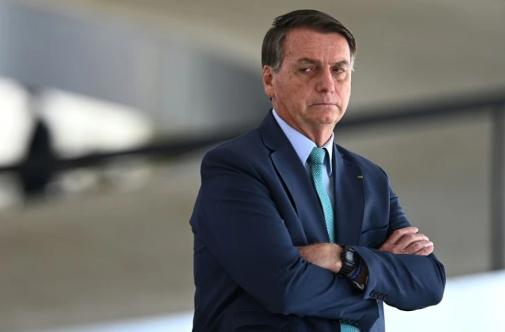Le président brésilien Jair Bolsonaro, le 30 juillet 2021 à Brasilia