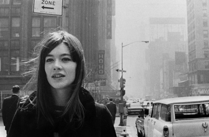 Françoise Hardy à New York, en avril 1965