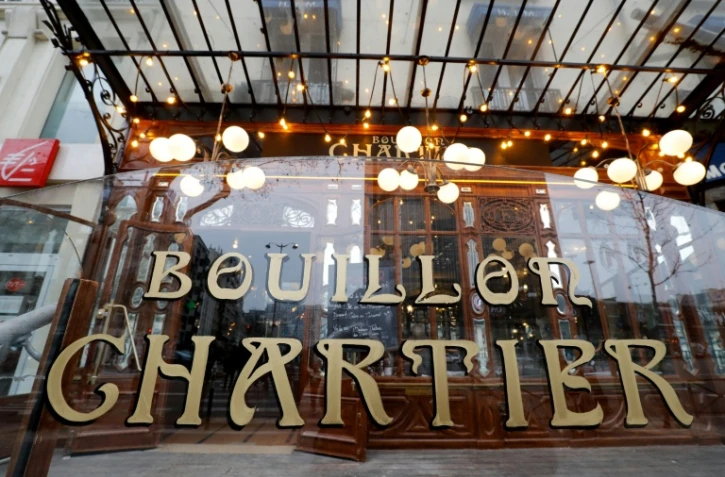 L'entrée du restaurant Bouillon Chartier Montparnasse, le 6 février 2019 à Paris