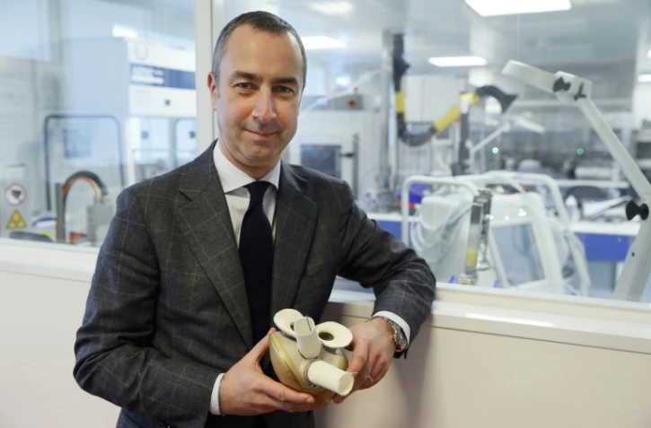 Stephane Piat, directeur général de Carmat, au siège de la société, à Velizy, près de Paris, le 5 décembre 2016