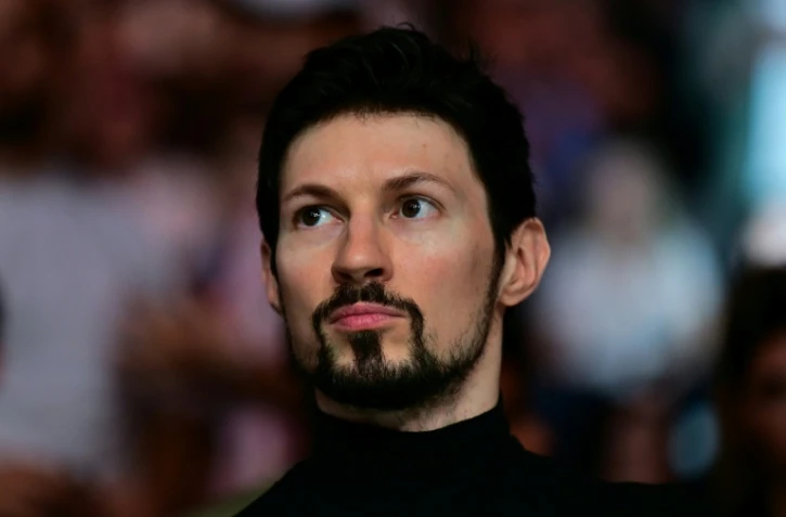 Le cofondateur de Telegram, Pavel Durov, assistant à un combat de MMA entre le Russe Said Nurmagomedov et l'Américain Mario Bautista à Abou Dhabi, le 25 octobre 2025