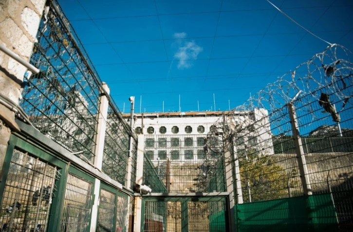 Vue sur la prison des Baumettes à Marseille, le 9 décembre 2016