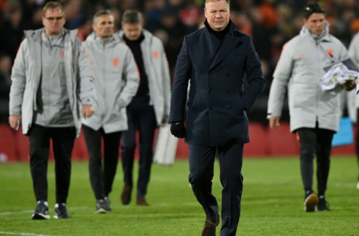 Le sélectionneur des Pays-Bas Ronald Koeman lors du match face à la France en Ligue des nations, le 16 novembre 2018